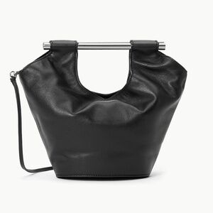 STAUD Black Mar Mini Bucket Bag